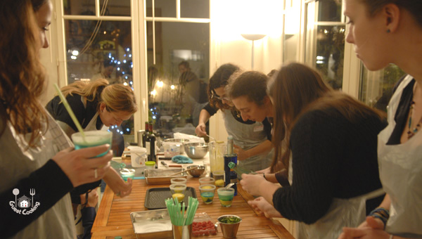 Cours de cuisine en groupe à Paris